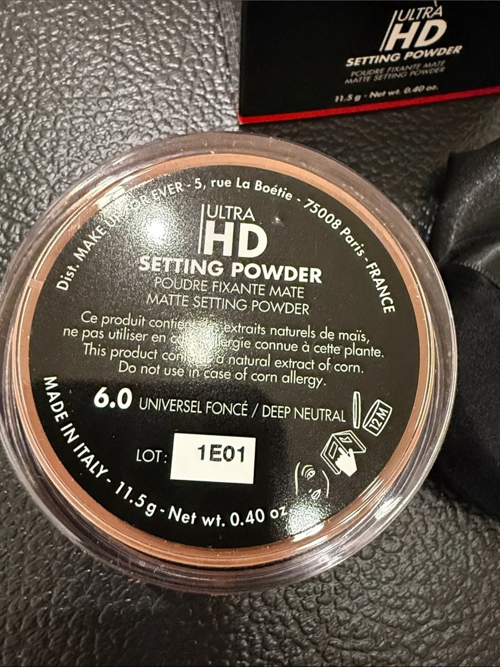 Makeup Forever Ultra HD Setting Powder - Translucent (Black Packaging)